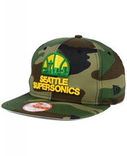 New Era Seattle SuperSonics State Clip 9FIFTY Snapback Cap   Sports