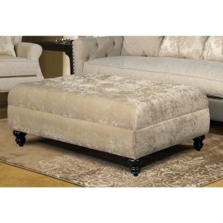 Fairmont Designs Made To Order Beige Polyester Tufted Ottoman
