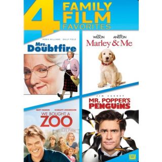 Mrs. Doubtfire/Marley & Me /We Bought a Zoo/Mr. Poppers Penguins [4