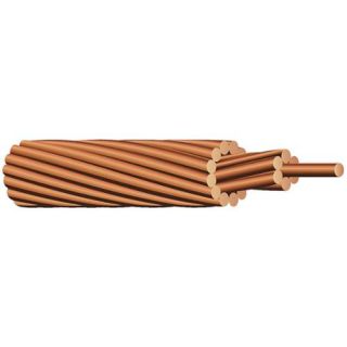 Building Wire, Bare Copper, 6 AWG, 315ft 10665803