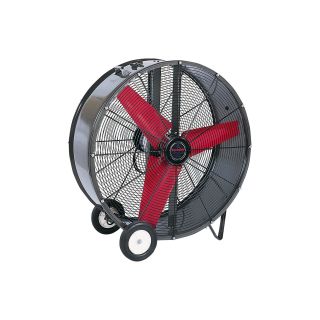 Triangle Fans Portable Drum Fan — 36in., 10,900 CFM, 1/2 HP, 115 Volt  Drum Fans