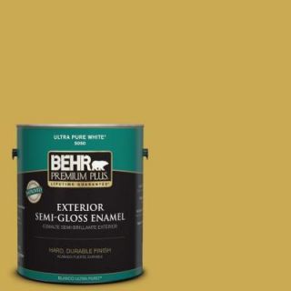 BEHR Premium Plus 1 gal. #380D 6 Leapfrog Semi Gloss Enamel Exterior Paint 534001