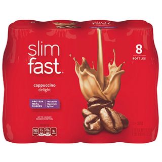 Slim Fast 3 2 1 Shakes Cappuccino Delight Ready To Drink Shake, 8 pk