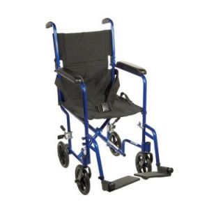 Drive Lightweight Transport Wheelchair in Blue ATC19 BL