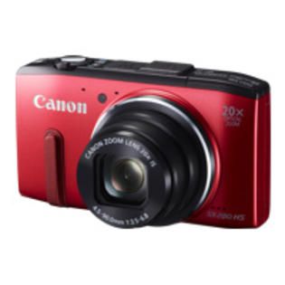 Canon  PowerShot SX280 HS Red 12.1MP Digital Camera with Built in Wi