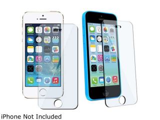 Insten Transparent 2 packs of Tempered Glass Screen Protector Compatible with Apple iPhone 5 / 5S / 5C 1572652