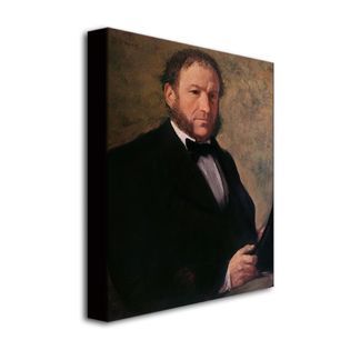 Trademark Fine Art  24x32 inches Edgar Degas Portrait Of Monsieur