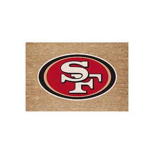 NFL San Franscico 49ers Logo Fiber Mat   Fitness & Sports   Fan Shop