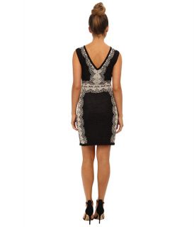 ali ro lace dress w v back