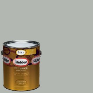 Glidden Premium 1 gal. #HDGCN11 Dusty Miller Flat Latex Exterior Paint HDGCN11PX 01F