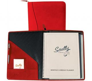 Scully Zip Planner & Letter Pad Italian Leather 5014Z