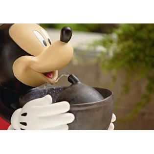 Disney  Mickey Taking a Drink Fountain
