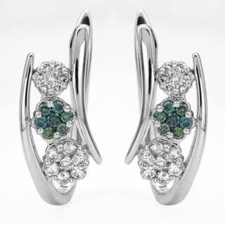 Earrings with 1.2ct TW Diamonds in 14K White Gold   Shopping