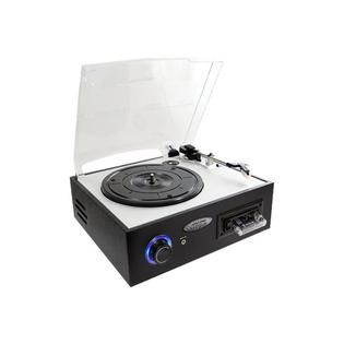 Pyle  Multifunction Turntable With MP3 Recording, USB to PC, Cassette