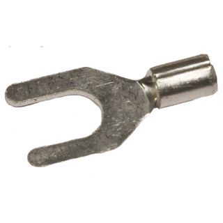 Morris Products MP11512 Non Insulated Spade Terminals   22 16 Wire Number 4 Stud   100 Pack