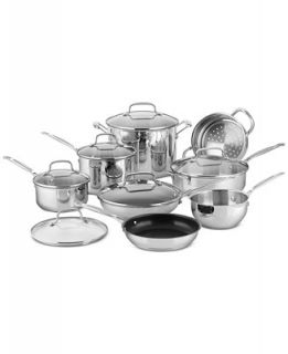 Cuisinart Chefs Classic 14 Pc. Stainless Steel Cookware Set