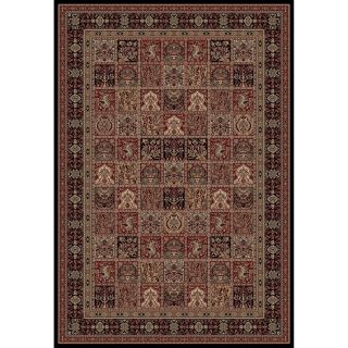 Concord Global Dynasty Black Rectangular Indoor Woven Oriental Area Rug (Common: 8 x 11; Actual: 94 in W x 134 in L x 7.83 ft Dia)