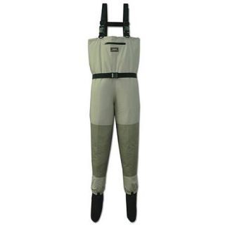 Caddis Systems Deluxe Women's Breathable Stocking Foot Wader, 2 Tone Taupe