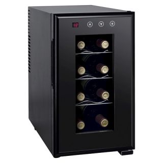 Sunpentown 8 Bottle Thermo Electric Wine Cooler   Black WC 0888H
