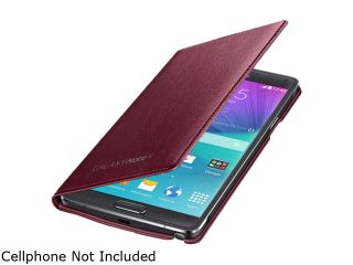 SAMSUNG Plum Red Samsung Galaxy Note 4 LED Flip Cover EF NN910BRESTA