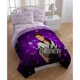 Justin Bieber Twin Size Bed Comforter Lets Her Dream Herself to Sleep