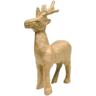 Paper Mache Figurine  Reindeer   17159082   Shopping