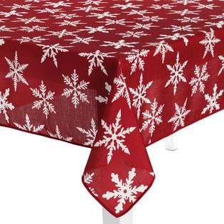 Essential Home 60 x 120 Snowflake Tablecloth   Home   Dining
