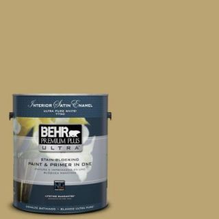 BEHR Premium Plus Ultra Home Decorators Collection 1 gal. #HDC AC 16 Cumin Satin Enamel Interior Paint 775301