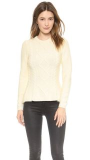 Torn by Ronny Kobo Layla Cable Knit Sweater