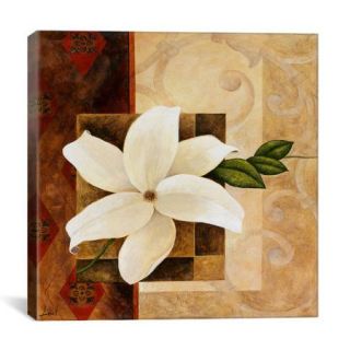 iCanvas ''White Flower'' Canvas Wall Art by Pablo Esteban