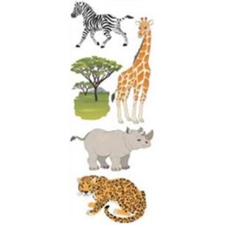 Jolee's Boutique Dimensional Stickers Safari Animals