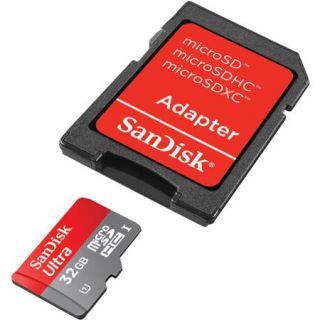 SanDisk 32GB Class 10 microSDHC Card with Adapter