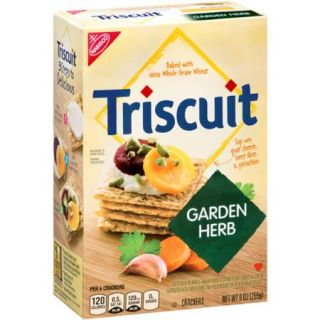 Nabisco Triscuit Garden Herb Crackers, 9 oz