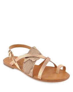 Corso Como Flat Sandals   Carnival Snake