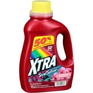 Xtra ScentSations Summer Fiesta Liquid Laundry Detergent, 75 fl oz