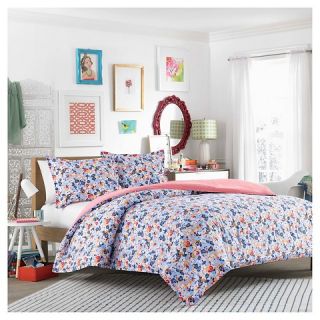 Teen Vogue® Floral Frenzy Comforter Set   Blue