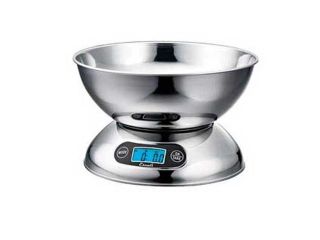 Escali Rondo Stainless Steel Scale, 11 Lb / 5 Kg