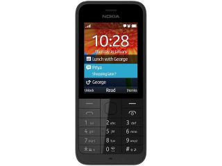 Nokia 220 Under 1GB Black Unlocked Cell Phone 2.4"