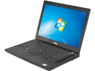 Refurbished: DELL Laptop Latitude E6400 Intel Core 2 Duo 2.60 GHz 4 GB Memory 320 GB HDD 4 GB SSD Mobile Intel 4 series Express Chipset Family video card 14.1" Windows 7 Professional