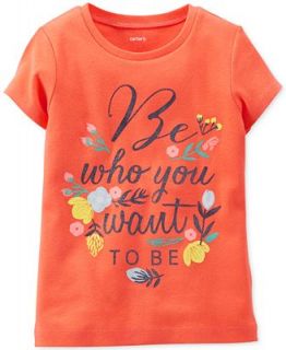 Carters Toddler Girls Be Who You Want Tee   Kids & Baby