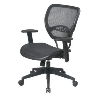Office Star SPACE Mid Back Task Chair with Adjustable Arms