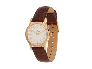 Bulova Ladies Dress   97L121 Rosegold/Brown