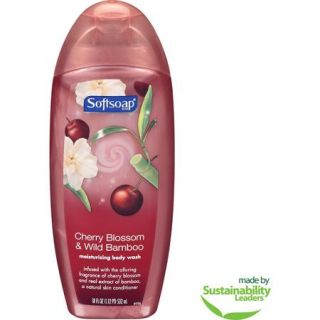 Softsoap Cherry Blossom & Wild Bamboo Moisturizing Body Wash, 18 oz
