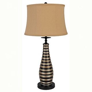 ORE Furniture Curved Vase 29.5 H Table Lamp with Oval Shade