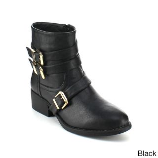 Refresh Womens Fairnay 01 Buckle Ankle Strap Booties   16562435