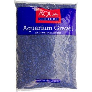 Aqua Culture Aquarium Gravel, Dark Blue, 5 lb