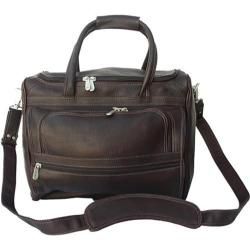 Piel Leather Small Piggy Back Carry On 2556 Chocolate Leather