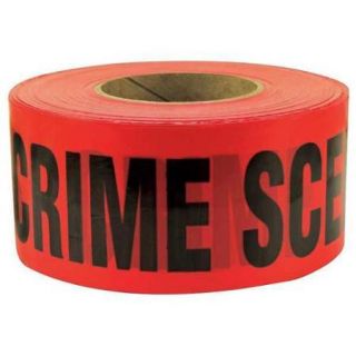 C.H. HANSON 16021 Barricade Tape, Red, Crime Scene