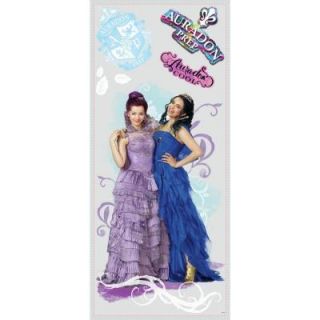 RoomMates 2.5 in. W x 21 in. H Descendants Mal and Evie 6 Piece Peel and Stick Wall Graphic RMK2853TB