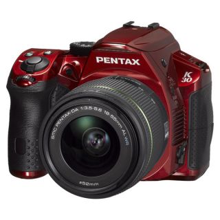 Pentax K 30 Digital SLR Crystal Red with 18 55mm WR Lens   15916785